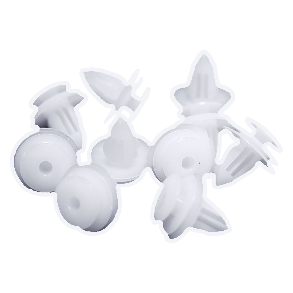 トリムクリップ 内張り パネル クリップ ピン 10個 パネルクリップ トヨタ系 ダイハツ系 トヨタ車用 ダイハツ車用 ホワイト 90467-10161 ハイエース200系 アルファード ノア ヴォクシー ハリアー