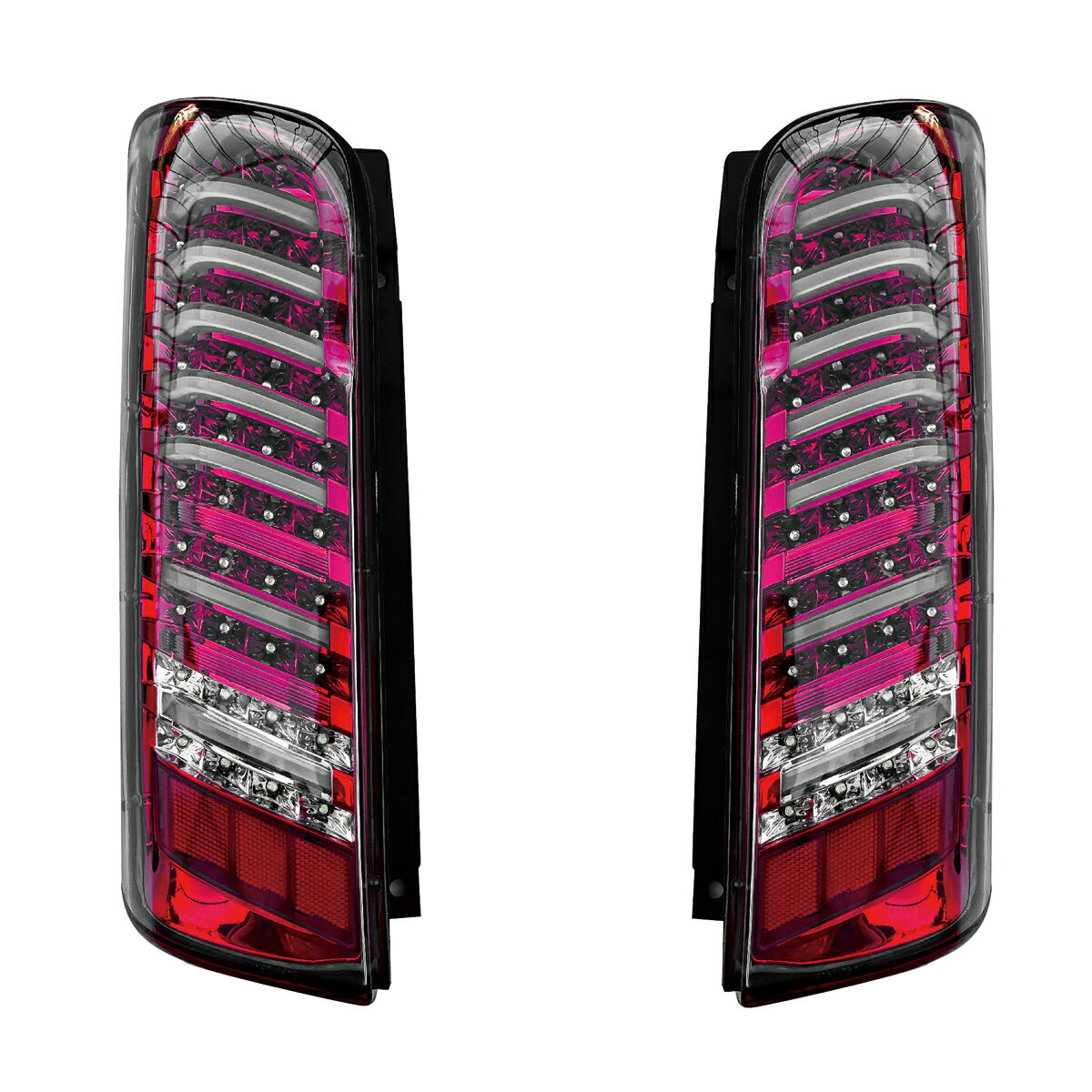 楽天市場】ledテールランプ nv350 スモークの通販