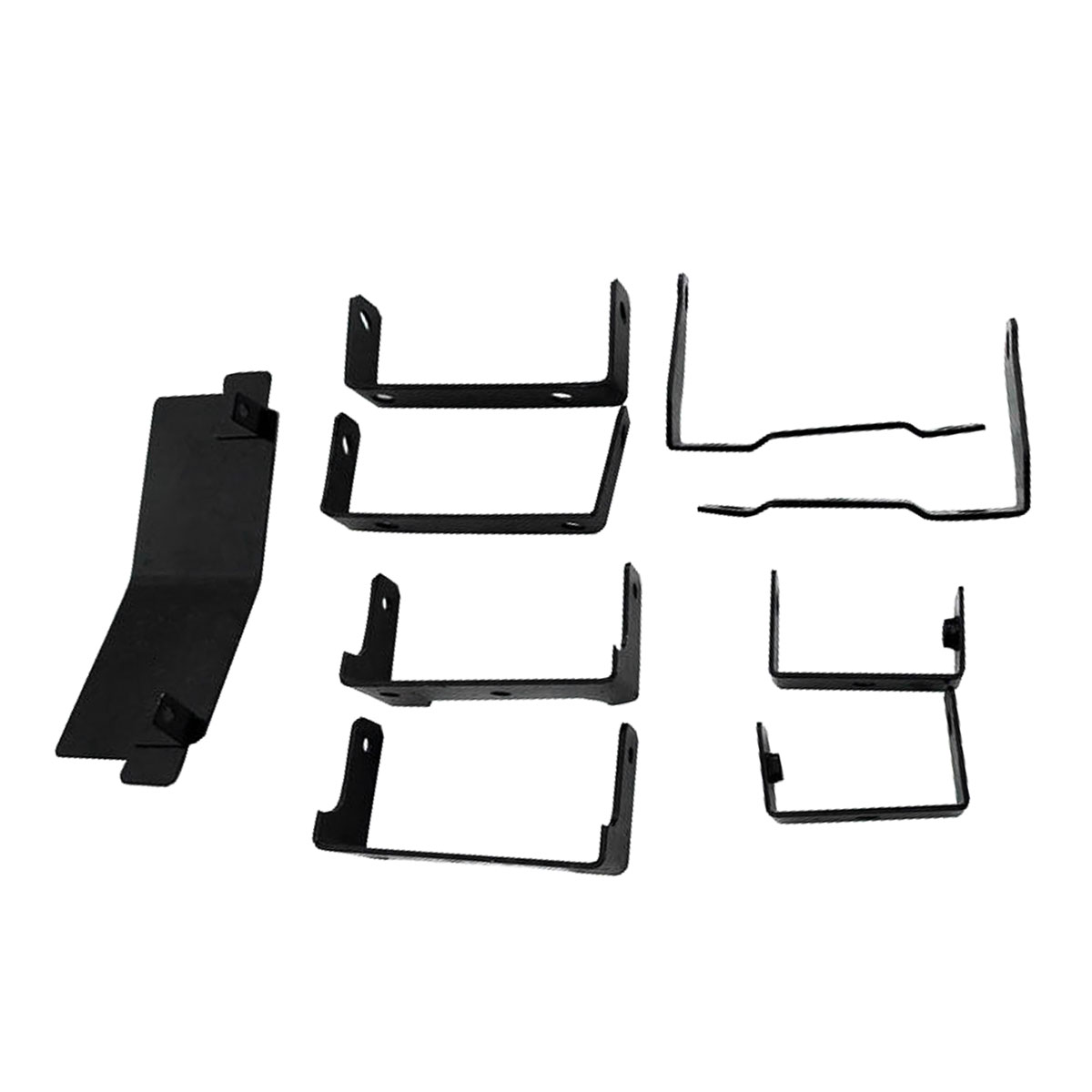 07エルフ 07 エルフ ハイキャブ フロントバンパー用 ステーのみ フォグカバー エアダム バンパー メッキ 交換式 カスタム いすゞ elf タイタン アトラス 2t 小型 金具付き