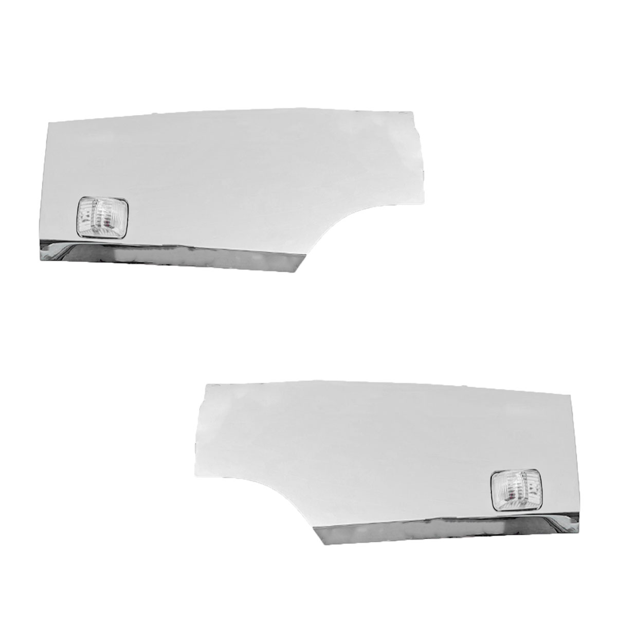 NEW ギガ ドアパネル プロテクター カバー メッキ サイドマーカー 4点セット サイドカバー いすゞ 大型..