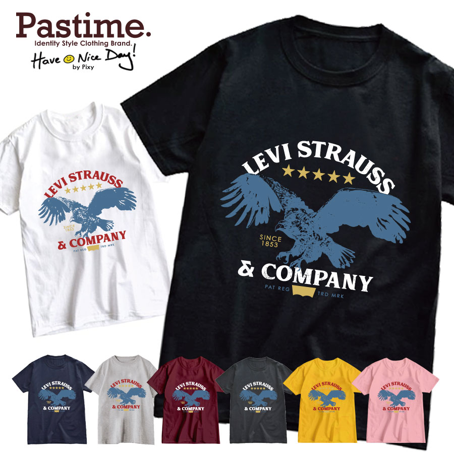 プリント Tシャツ メンズ 半袖 tシャツ レディース ユニセックス アウトドア カジュアル 綿 コットン アメカジ 男女兼用 アニマル 春夏 かっこいい 動物 ポップ イラスト グラフィック シンプル 鳥 トリ bird 鷹 鷲 タカ ワシ