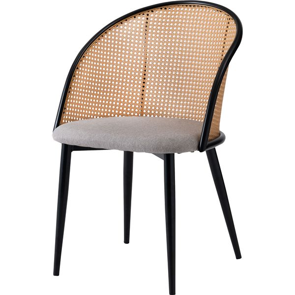 チェア ベージュ （約W51×D54×H80×SH46cm） 組立式