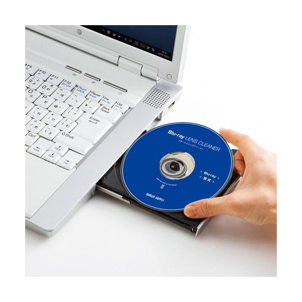 （まとめ） サンワサプライ ブルーレイレンズクリーナー 乾式 CD-BDDN 1個 【×2セット】