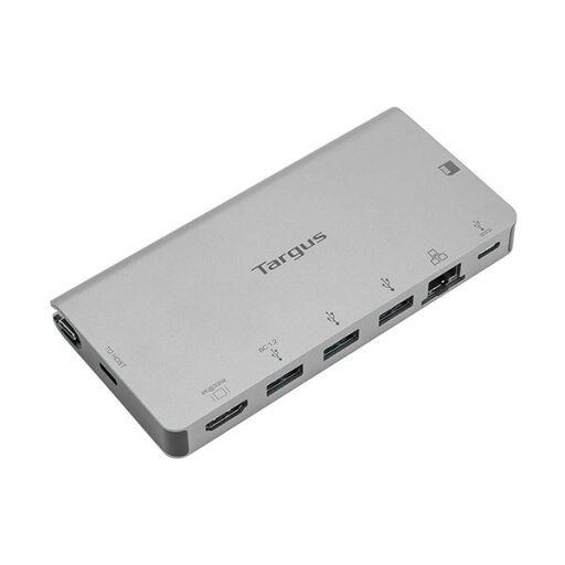 Targus USB-C 4K HDMIドッキングステーション カードリーダー 100W PDパススルー充電対応 シルバー DOCK414 1個 Targus USB-C 4K HDMIドッキングステーション カードリーダー 100W PDパススルー充電対応 シルバー DOCK414 1個