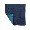 ひざ掛け 約60×85cm ネイビー 吸湿発熱 撥水 抗菌 防臭 防ダニ コンパクト収納 超軽量 カポック綿 あったか アウトドア(3)