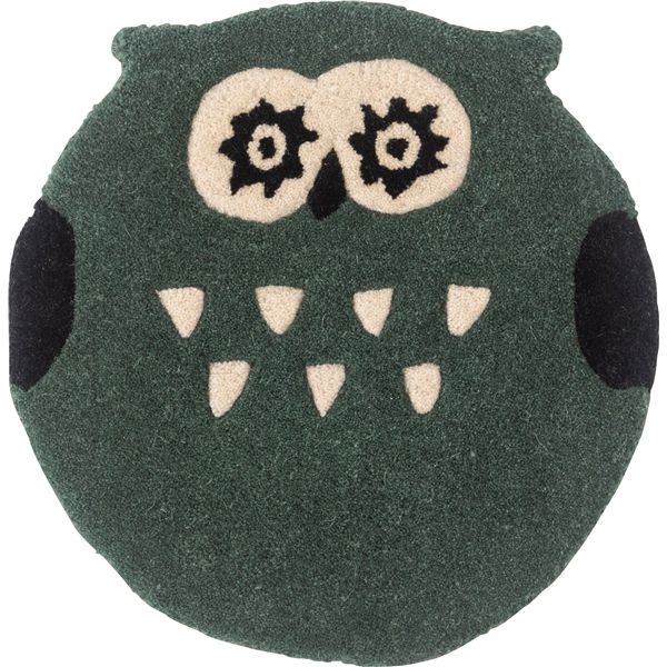 アニマルシートクッション オウル （約W36×D36×H1.8cm） 完成品