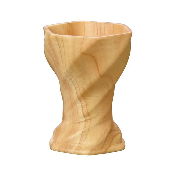 ヤマコー 用美 業務用 ひのき ネジリグラス yamaco12117