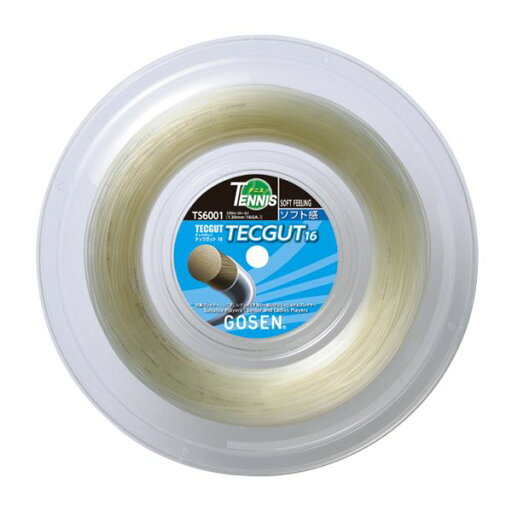 GOSEN(ゴーセン) テックガット16ロール TS6001W GOSEN(ゴーセン) テックガット16ロール TS6001W