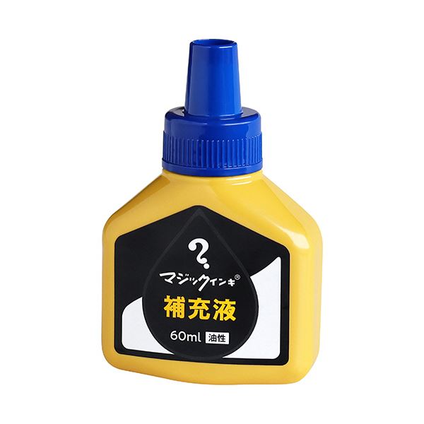 (まとめ）寺西化学 マジックインキ用補充インキ60ml 青 MHJ60J-T3 1本【×10セット】