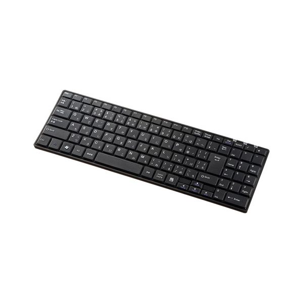 サンワサプライ ワイヤレススリムキーボード ブラック SKB-WL22BKN