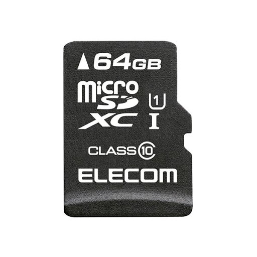 エレコム MicroSDXCカード/データ復旧サービス付/Class10/64GB MF-MSD064GC10R エレコム MicroSDXCカード/データ復旧サービス付/Class10/64GB MF-MSD064GC10R