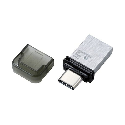 (まとめ) エレコム キャップ式USB Type-Cメモリ 32GB シルバー MF-CAU32032GSV 1個 【×2セット】 (まとめ) エレコム キャップ式USB Type-Cメモリ 32GB シルバー MF-CAU32032GSV 1個 【×2セット】