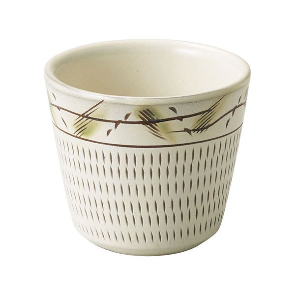 ヤマコー 用美 業務用 飛びかんな そば猪口 yamaco18164