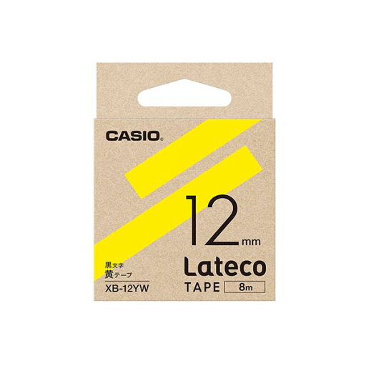 【5個セット】 カシオ計算機 Lateco 詰め替え用テープ 12mm 黄テープ 黒文字 XB-12YWX5 【5個セット】 カシオ計算機 Lateco 詰め替え用テープ 12mm 黄テープ 黒文字 XB-12YWX5