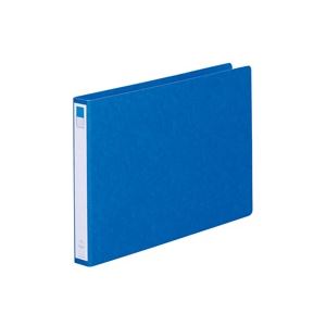 (業務用5セット) LIHITLAB ツイストリング式ファイル 【B4/2穴】 ヨコ型 F834UN-5 藍 (業務用5セット) LIHITLAB ツイストリング式ファイル 【B4/2穴】 ヨコ型 F834UN-5 藍