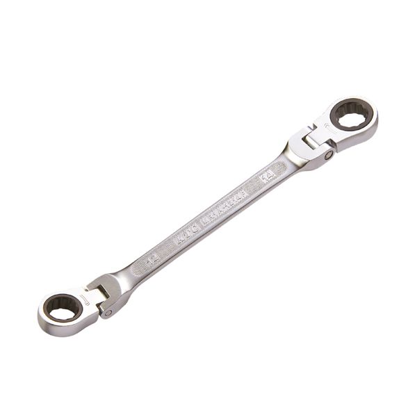 KTC 京都機械工具 ラチェットメガネレンチ 10X12mm（両頭首振りタイプ） MR1A-1012F