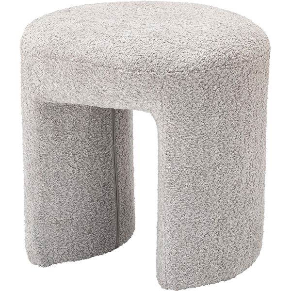 スツール グレー （約W47×D47×H46cm） 完成品