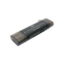 MCO SDカードリーダ Type-C and A USB3.0 USR-CSD4/BK