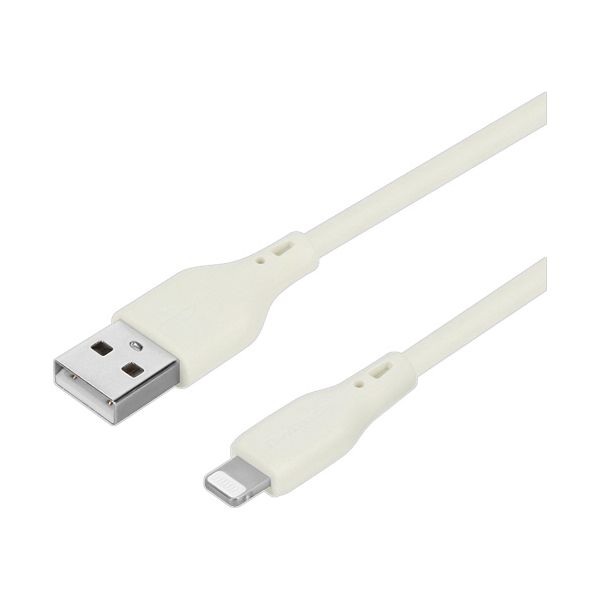 オウルテック Ato Lightning やわらかケーブル キナリ 1.5m OWL-CBKLTSR3R15-KI 1本