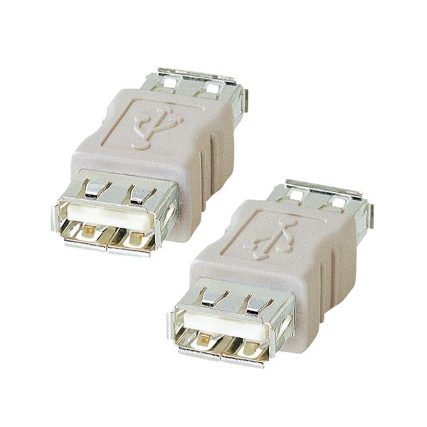 【5個セット】 サンワサプライ USBアダプタ AD-USB2X5