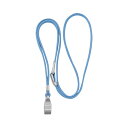 (まとめ)ソニック 吊下げひも 抗菌タイプ ライトブルー NF-6186-LB 1パック(10本)【×10セット】(3)