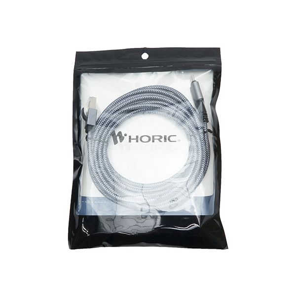 HORIC ホーリック USB Type-C - RJ-45変換ケーブル カテゴリー6 イーサネット用 5m グレー CR50-051SM