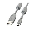 【5個セット】 サンワサプライ ミニUSBケーブル 0.3m KU-AMB503KX5(2)