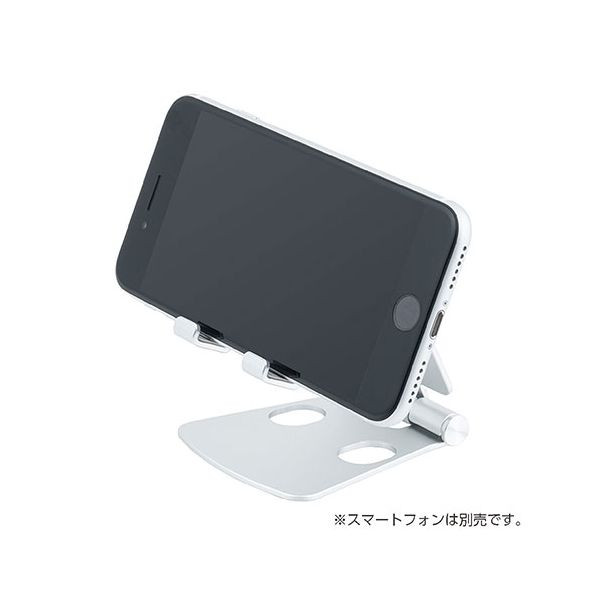 MCO アルミスタンド ミニ ブラック 二軸の可動でお好みの角度にできるスマホスタンド SST-21BK