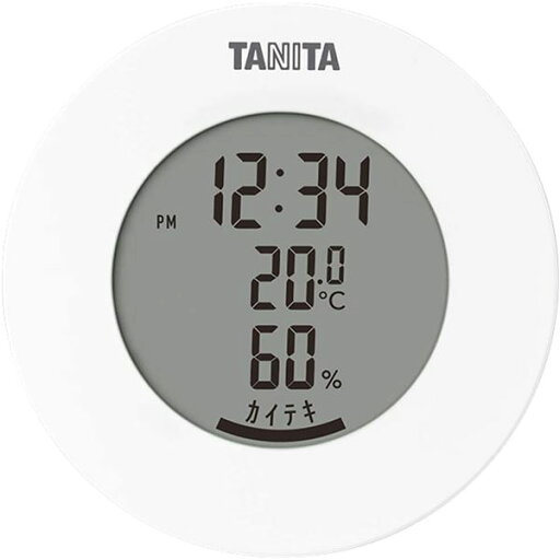 【3個セット】 タニタ デジタル 温湿度計 ホワイト TT-585 【3個セット】 タニタ デジタル 温湿度計 ホワイト TT-585