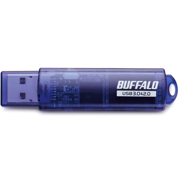 バッファロー USB3.0対応 USBメモリー スタンダードモデル 32GB ブルー RUF3-C32GA-BL