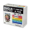 (まとめ)HIDISC DVD-R データ用5mmスリム