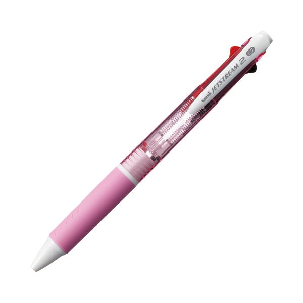 (まとめ) 三菱鉛筆 ジェットストリーム 2色ボールペン 0.7mm (軸色 ピンク) SXE230007.13 1本 