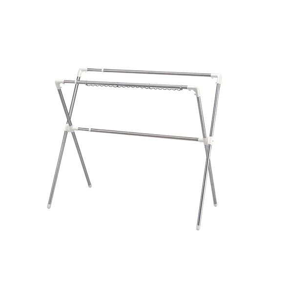 布団干し 洗濯物干し 約幅140～235cm X型 伸縮式 折りたたみ可 ポーリッシュ 屋外物干しスタンド 洗濯用品 ランドリー用品