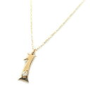ナンバー ネックレス ダイヤモンド ネックレス 一粒 0.01ct K18 ゴールド 数字 1 ダイヤネックレス ペンダント(4)