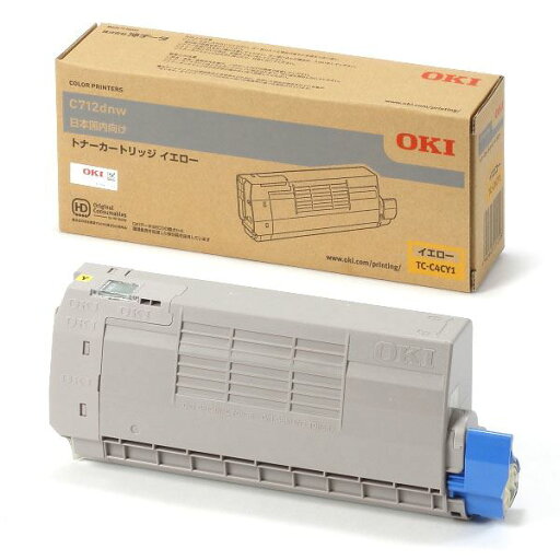 (まとめ) 【純正品】 OKI TC-C4CY1 トナーカートリッジ イエロー 【×3セット】 (まとめ) 【純正品】 OKI TC-C4CY1 トナーカートリッジ イエロー 【×3セット】