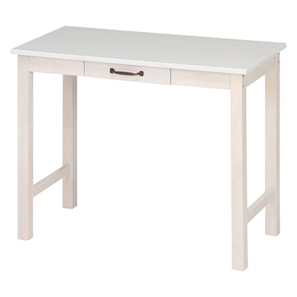 センターテーブル 約幅90cm ホワイトウォッシュ 引き出し1杯付き マンチェスター マルチテーブル リビ..