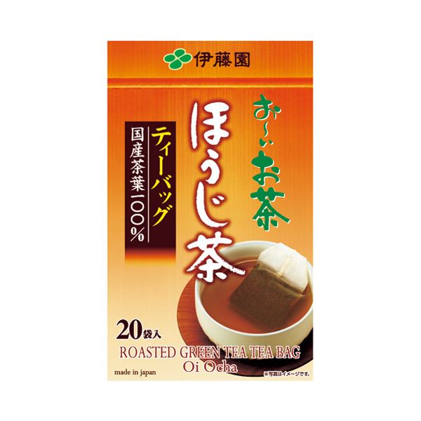 (まとめ）伊藤園 ほうじ茶ティーバッグ 20パック入【×10セット】【代引不可】 2