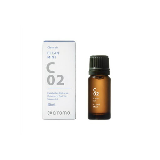 アットアロマ エッセンシャルオイル2本セット C02 クリーンミント 10ml【代引不可】 アットアロマ エッセンシャルオイル2本セット C02 クリーンミント 10ml【代引不可】