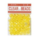 (まとめ) 創&遊 クリアビーズ 黄 【×10セット】