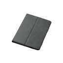 (まとめ) エレコム タブレット汎用ブックタイプケース/スタンダード/ゴム/ソフトレザー/7.0~8.4inch/ブラック TB-08SGLBK 【×2セット】(2)