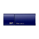 (まとめ)シリコンパワー USB3.0スライド式フラッシュメモリ 16GB ネイビー SP016GBUF3B05V1D 1個【×3セット】(2)