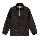 シャカシャカと音がしない撥水&防風加工・リフレクター・裏地付スタンドジップジャケット ウッドランドブラック L