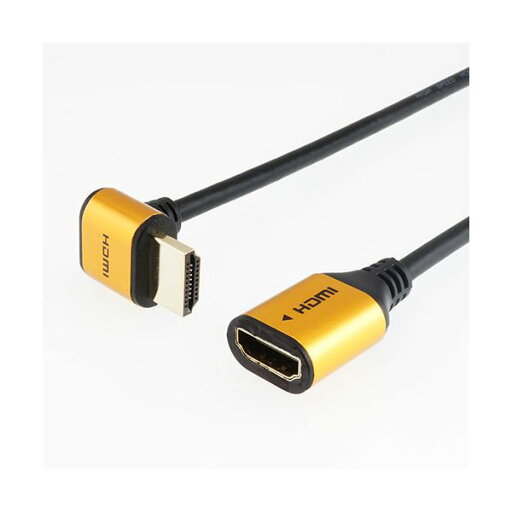 (まとめ) ホーリック HDMI延長ケーブル L型90度 1m ゴールド HLFM10-587GD 【×2セット】 (まとめ) ホーリック HDMI延長ケーブル L型90度 1m ゴールド HLFM10-587GD 【×2セット】