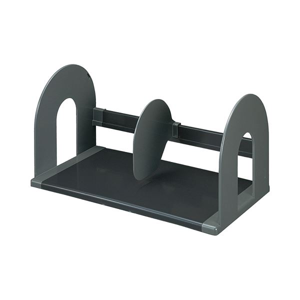 (まとめ) コクヨ ブックスタンド ダークグレーBS-122NDM 1台 【×5セット】