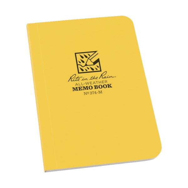 (まとめ) ライトインザレイン ソフトカバーブック横開きタイプ イエロー 374-M 1冊 【×10セット】