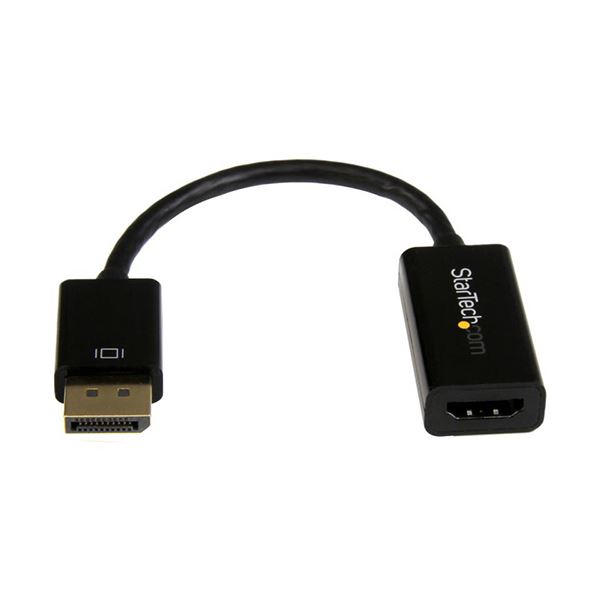 StarTech.com DisplayPort-HDMI 4K オーディオ/ビデオ アクティブ変換アダプタ DP2HD4KS 1個 1