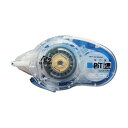 (まとめ) トンボ鉛筆 テープのり ピットパワーDお試し本体 8.4mm×10m PN-IPM10BTU 1個 【×30セット】(4)