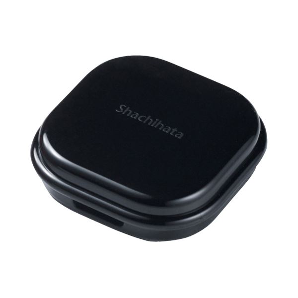 (まとめ) シヤチハタ 速乾シヤチハタ朱肉コンパクトタイプ 30号 黒ケース MQC-30-1 1個 【×30セット】