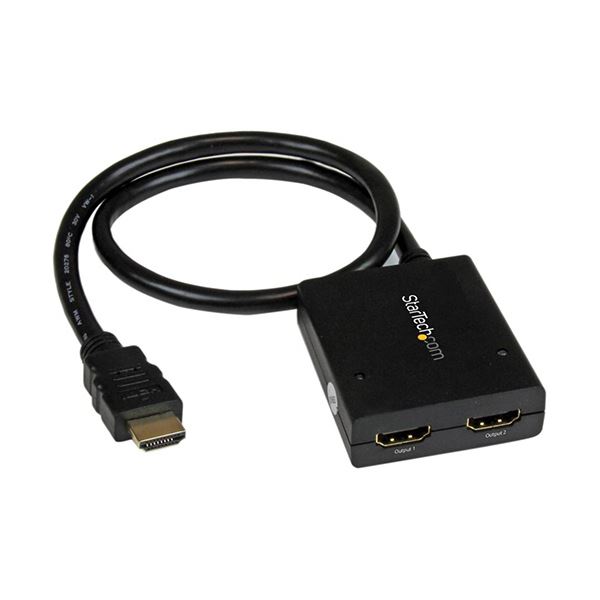 StarTech.com 2出力対応4K HDMI 分配器スプリッター USBバスパワー/ACアダプタ対応 4K 30Hz ST122HD4KU 1台