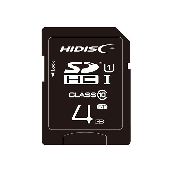 (まとめ) ハイディスク SDHCカード 4GBclass10 UHS-I対応 HDSDH4GCL10UIJP3 1枚 【×10セット】